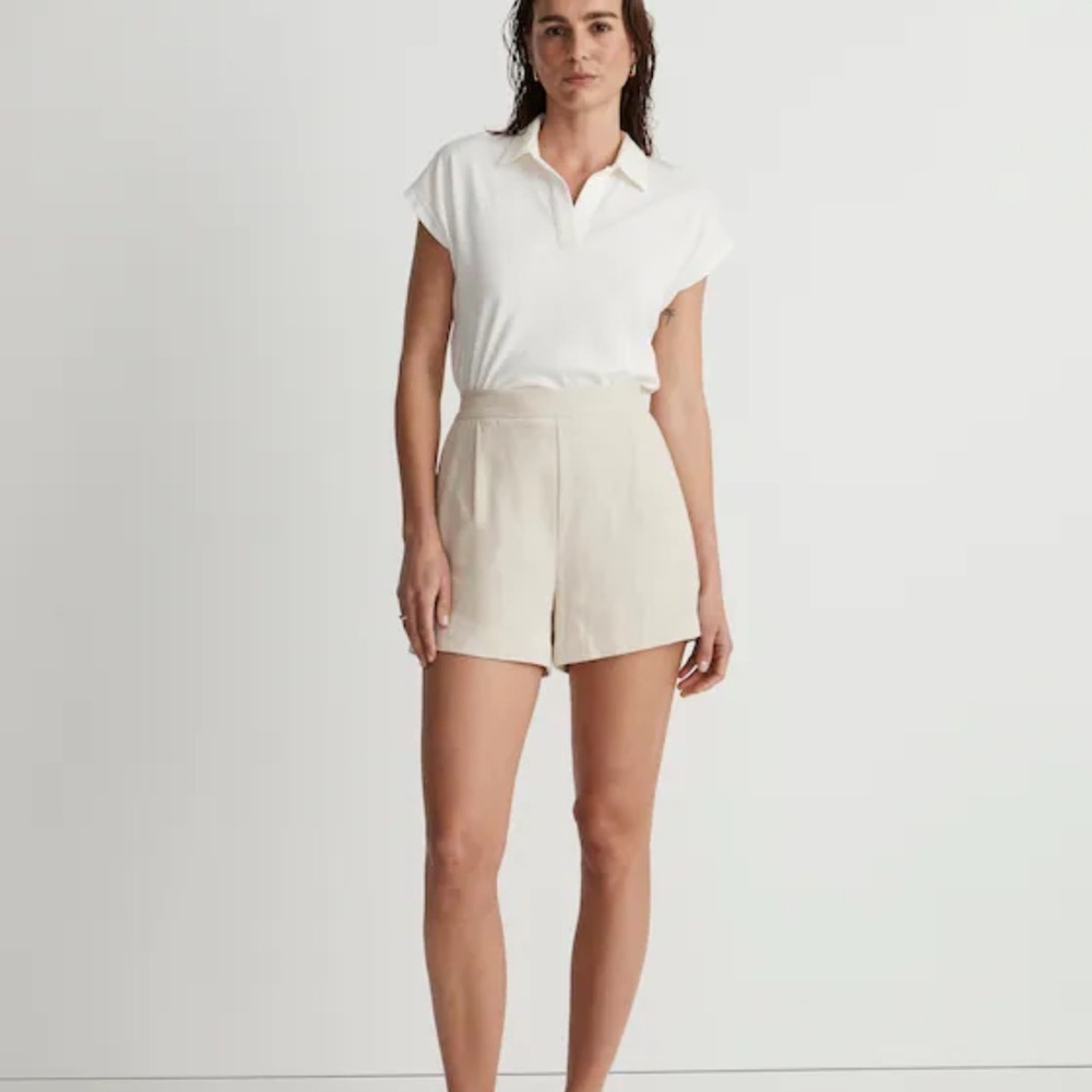 White Polo Top